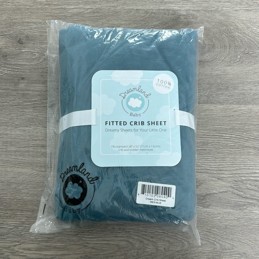 Dreamland Baby Fitted Crib Sheet